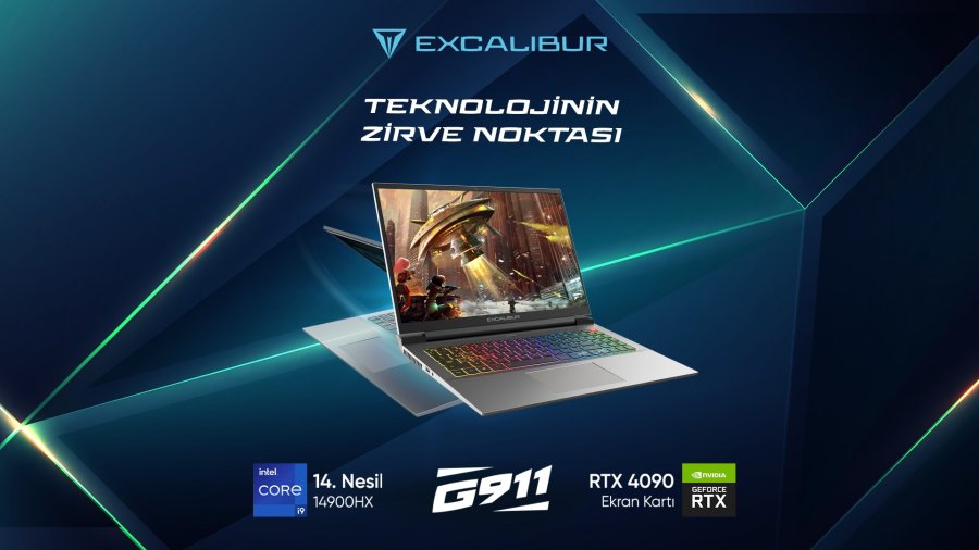 14. Nesil Excalibur G911 Gaming Laptop’un sağladığı 9 yeni teknoloji