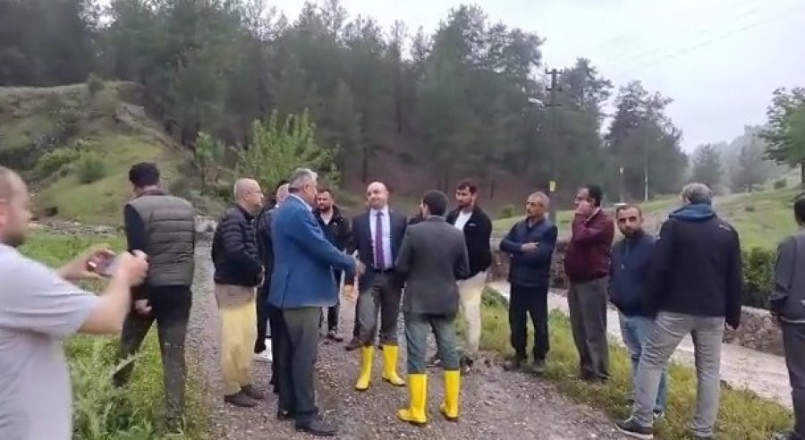 Balıköy'de aşırı yağışlar sele neden oldu