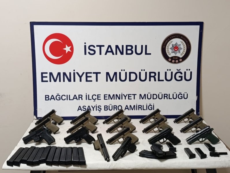 İstanbul’da yasa dışı silah ticareti operasyonu