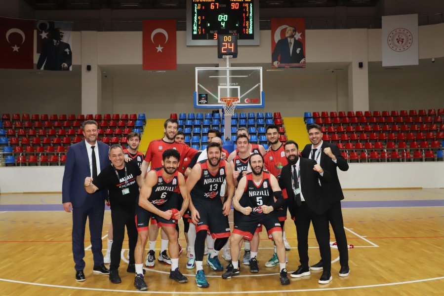 Nazilli Belediyespor Erkek Basketbol Takımı adını son 8 takım arasına yazdırdı