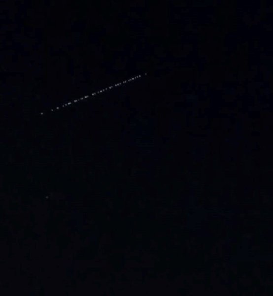Starlink uyduları Mardin semalarında görüntülendi